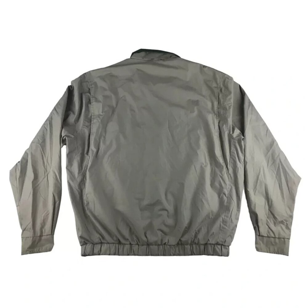 Members Only Mens Beige Lined Lining Pockets Full Zip‎ Windbreaker Jacket Size L - Picture 13 of 16